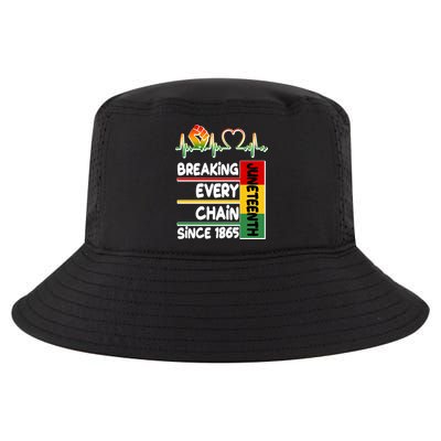 Juneteenth Breaking Every Chain Since 1865 Cool Comfort Performance Bucket Hat