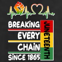 Juneteenth Breaking Every Chain Since 1865 Cool Comfort Performance Bucket Hat