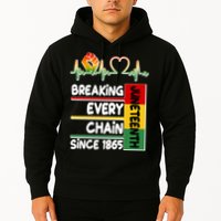 Juneteenth Breaking Every Chain Since 1865 Hoodie