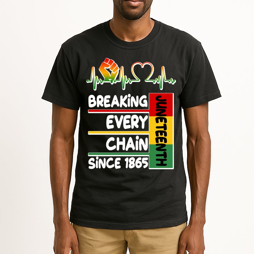 Juneteenth Breaking Every Chain Since 1865 Tall T-Shirt