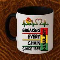 Juneteenth Breaking Every Chain Since 1865 Mug