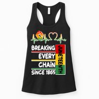 Juneteenth Breaking Every Chain Since 1865 Womens Tank Top