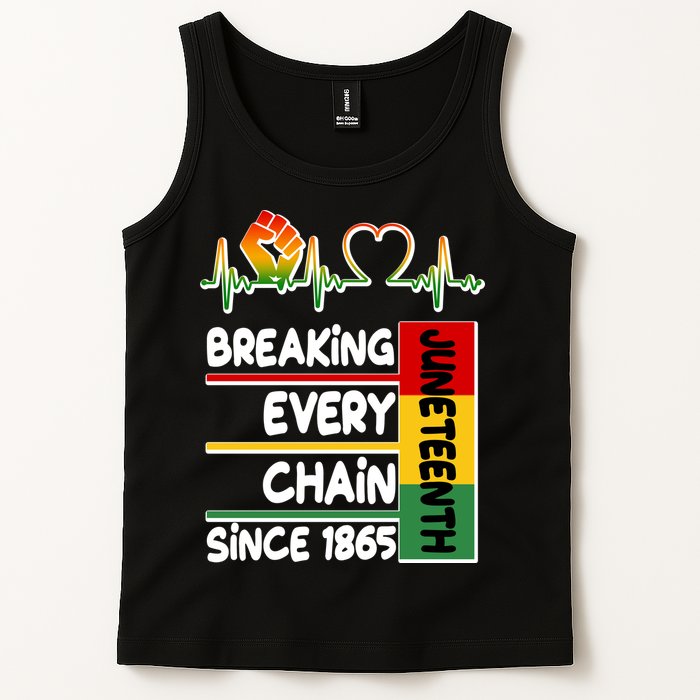 Juneteenth Breaking Every Chain Since 1865 Tank Top