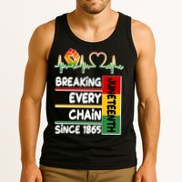 Juneteenth Breaking Every Chain Since 1865 Tank Top
