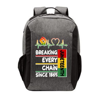 Juneteenth Breaking Every Chain Since 1865 Vector Backpack