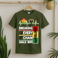 Juneteenth Breaking Every Chain Since 1865 T-Shirt