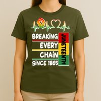 Juneteenth Breaking Every Chain Since 1865 T-Shirt