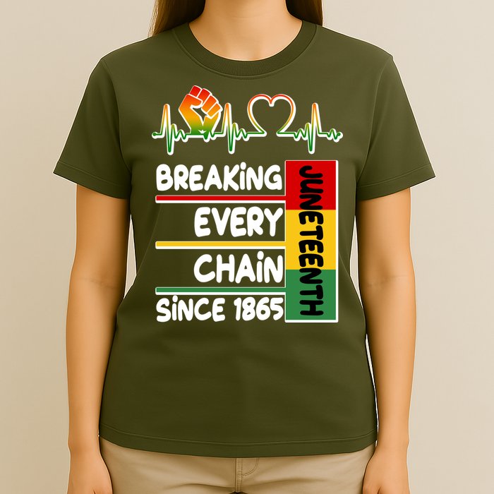 Juneteenth Breaking Every Chain Since 1865 T-Shirt