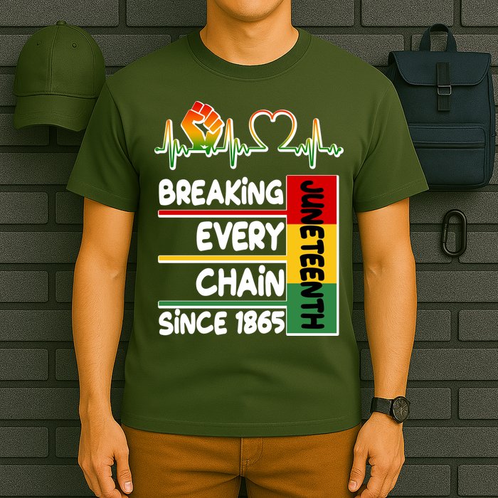 Juneteenth Breaking Every Chain Since 1865 T-Shirt