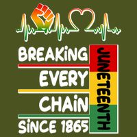 Juneteenth Breaking Every Chain Since 1865 T-Shirt