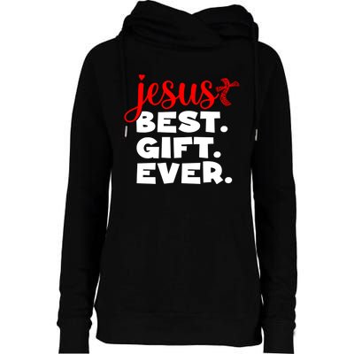 Jesus Best Ever Christian Humor Christmas Season Lover Womens Funnel Neck Pullover Hood