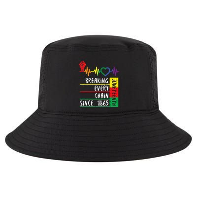 Juneteenth Breaking Every Chain Since 1865 Cool Comfort Performance Bucket Hat