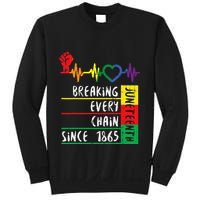 Juneteenth Breaking Every Chain Since 1865 Sweatshirt