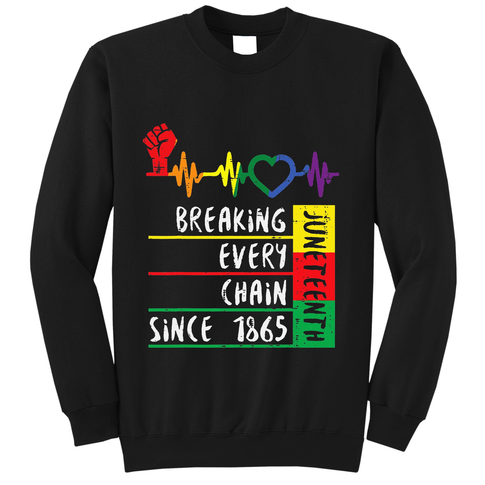 Juneteenth Breaking Every Chain Since 1865 Sweatshirt