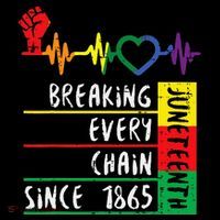 Juneteenth Breaking Every Chain Since 1865 Visor
