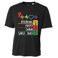 Juneteenth Breaking Every Chain Since 1865 Cooling Performance Crew T-Shirt