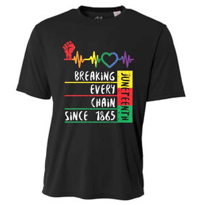 Juneteenth Breaking Every Chain Since 1865 Cooling Performance Crew T-Shirt