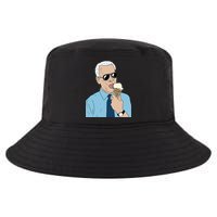Joe Biden Eating Ice Cream Cool Comfort Performance Bucket Hat