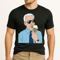 Joe Biden Eating Ice Cream Cooling Performance Crew T-Shirt