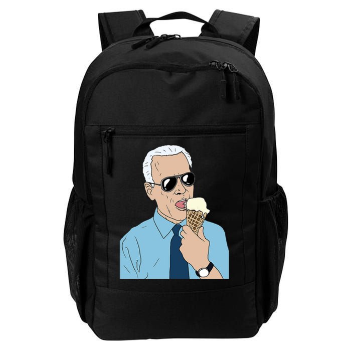 Joe Biden Eating Ice Cream Daily Commute Backpack