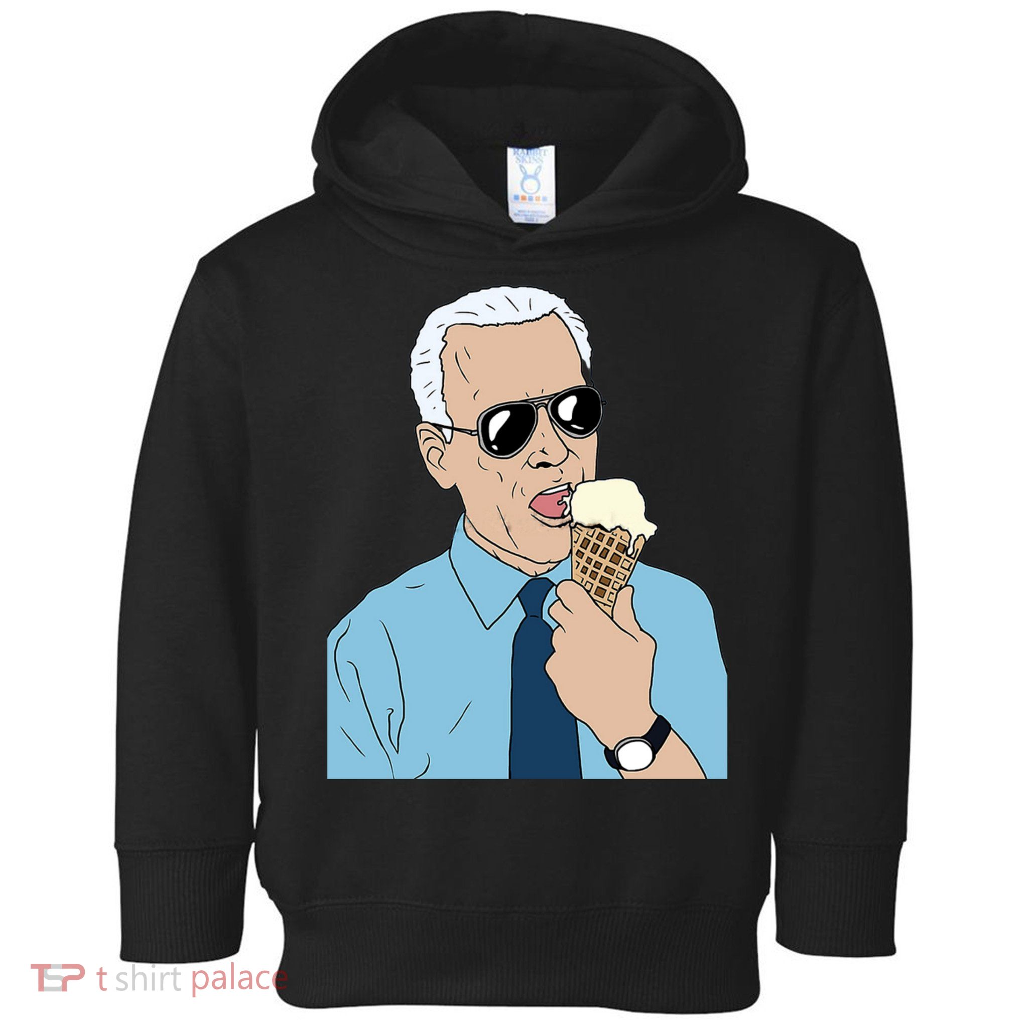 Joe Biden Eating Ice Cream Toddler Hoodie
