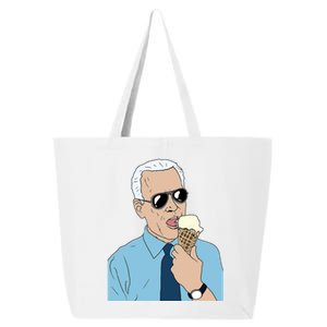 Joe Biden Eating Ice Cream 25L Jumbo Tote