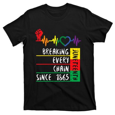 Juneteenth Breaking Every Chain Since 1865 T-Shirt