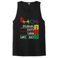 Juneteenth Breaking Every Chain Since 1865 PosiCharge Competitor Tank