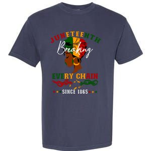 Juneteenth Breaking Every Chain Since 1865 For Women Garment-Dyed Heavyweight T-Shirt