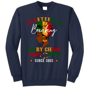 Juneteenth Breaking Every Chain Since 1865 For Women Sweatshirt