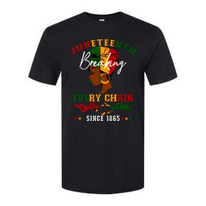 Juneteenth Breaking Every Chain Since 1865 For Women Softstyle CVC T-Shirt