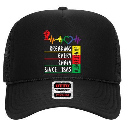 Juneteenth Breaking Every Chain Since 1865 Women Trucker Hat