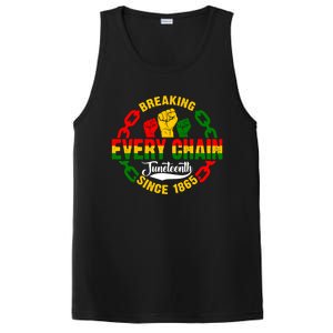 Juneteenth Breaking Every Chain Since 1865 Africa American Gift PosiCharge Competitor Tank