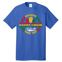 Juneteenth Breaking Every Chain Since 1865 Africa American Gift Tall T-Shirt