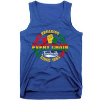 Juneteenth Breaking Every Chain Since 1865 Africa American Gift Tank Top