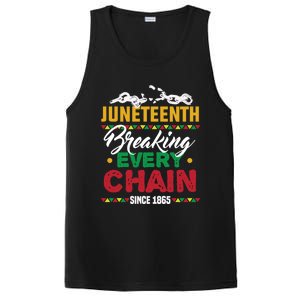 Juneteenth Breaking Every Chain African American Black Gift PosiCharge Competitor Tank