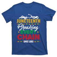 Juneteenth Breaking Every Chain African American Black Gift T-Shirt