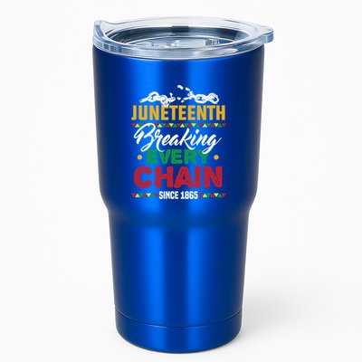 Juneteenth Breaking Every Chain African American Black Gift Tumbler