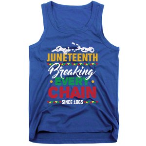 Juneteenth Breaking Every Chain African American Black Gift Tank Top