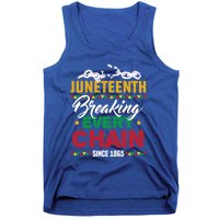 Juneteenth Breaking Every Chain African American Black Gift Tank Top