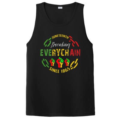 Juneteenth Break Every Chain Black History Remembrance PosiCharge Competitor Tank