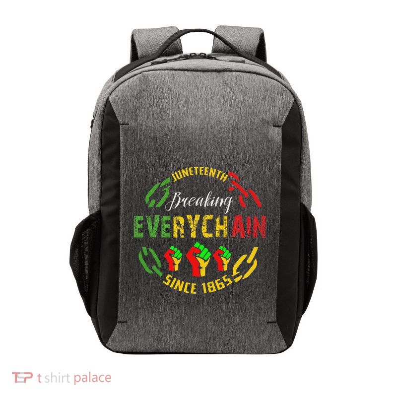 Juneteenth Break Every Chain Black History Remembrance Vector Backpack