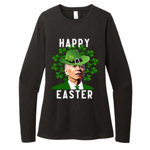 Joe Biden Easter Confused Funny St Patricks Day Womens CVC Long Sleeve Shirt