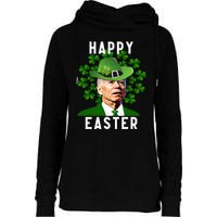 Joe Biden Easter Confused Funny St Patricks Day Womens Funnel Neck Pullover Hood