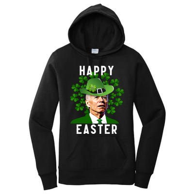 Joe Biden Easter Confused Funny St Patricks Day Women's Pullover Hoodie