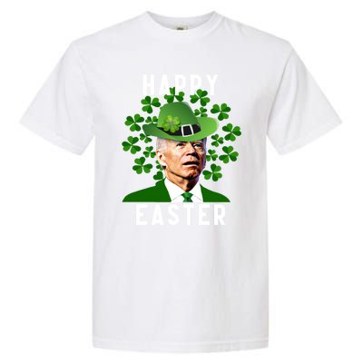 Joe Biden Easter Confused Funny St Patricks Day Garment-Dyed Heavyweight T-Shirt