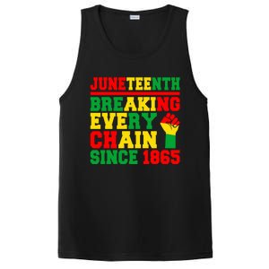 Juneteenth Breaking Every Chain Since 1865 Black Pride Gift PosiCharge Competitor Tank