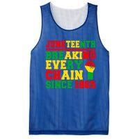 Juneteenth Breaking Every Chain Since 1865 Black Pride Gift Mesh Reversible Basketball Jersey Tank