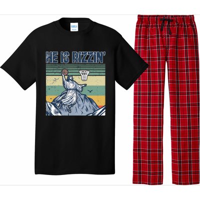 Jesus Basketball Easter Retro Faith Apparel Pajama Set