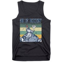 Jesus Basketball Easter Retro Faith Apparel Tank Top